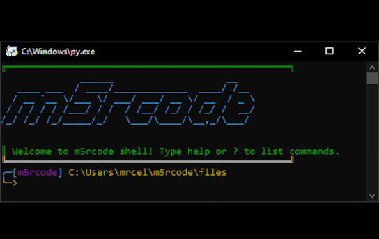 m5rshell REPL Screenshot